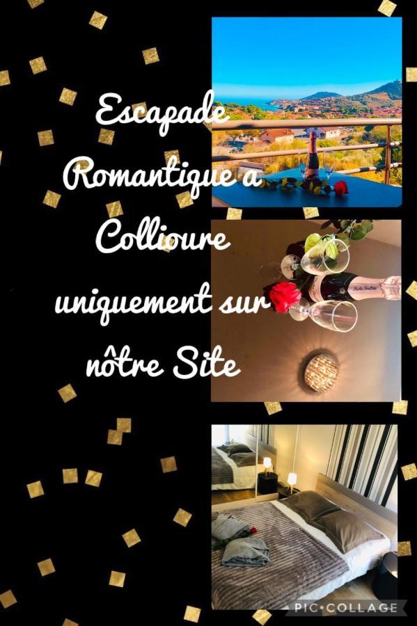 Appartement Sous Le Soleil Vue Mer, Parking Inclus , Clim ,Wifi Collioure Exterior foto